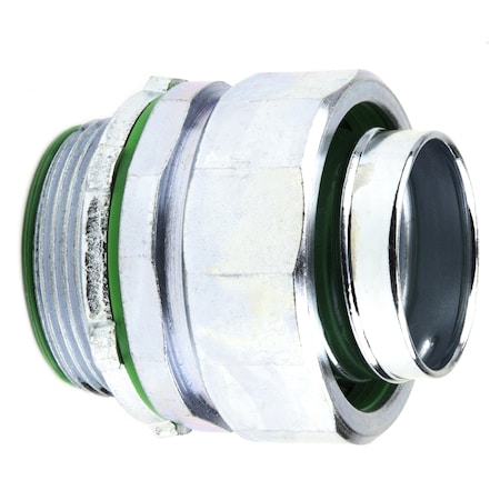 Dottie Conduit Fitting Connector, 1 in, Threaded, Steel, Zinc Plated SL100I